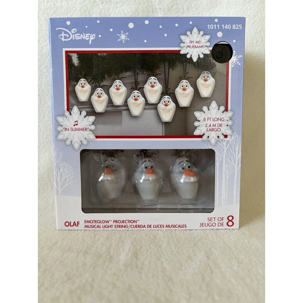 Disney Frozen Olaf Musical String Lights 8 ft 
